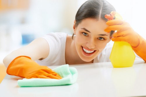 Client raising a cleaning service concern for review